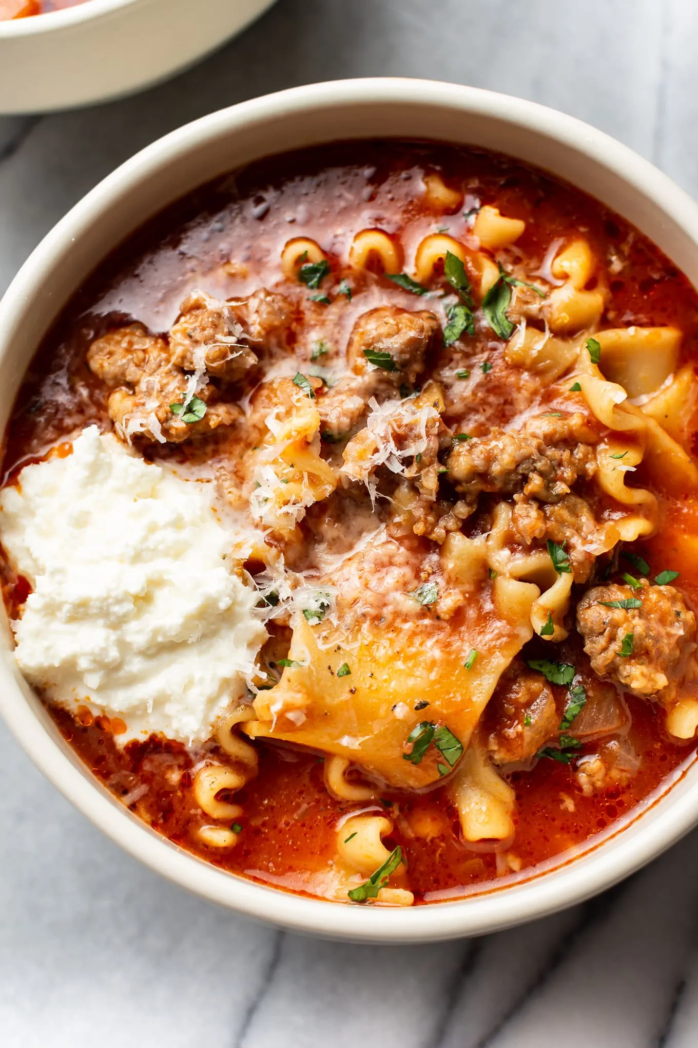 Slow Cooker Lasagne Soup