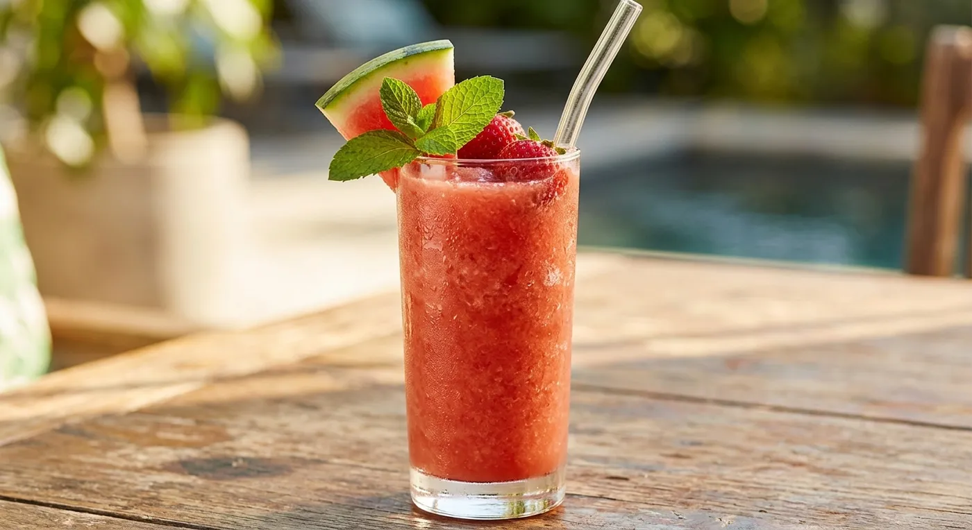 Strawberry, Watermelon & Mint Refresher