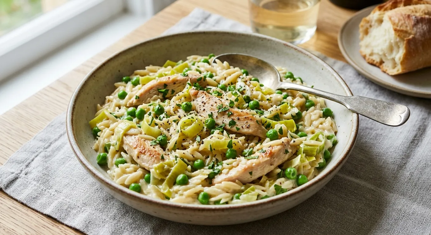 Chicken & Leek Orzotto