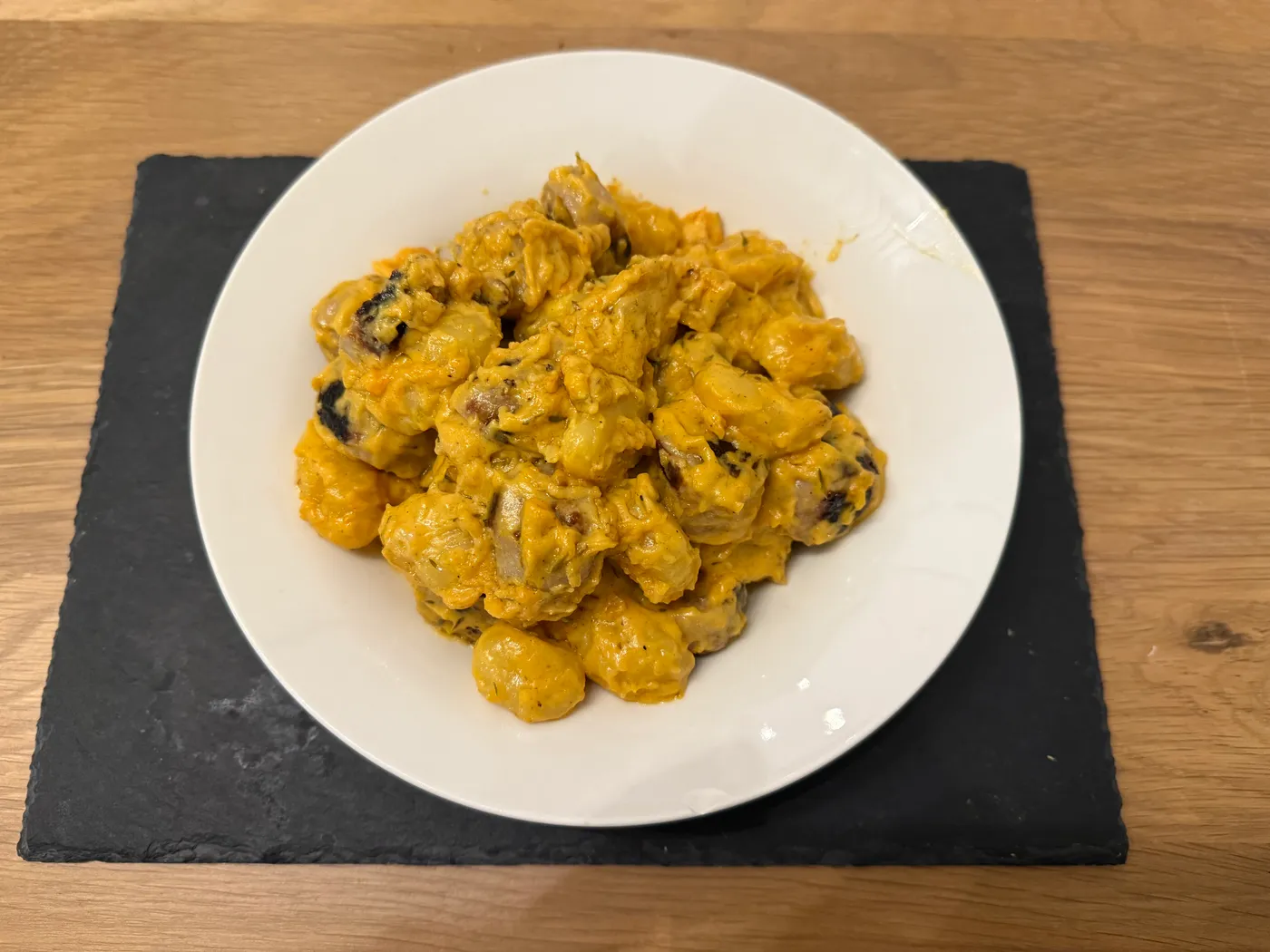 Creamy Sweet Potato & Sausage Gnocchi