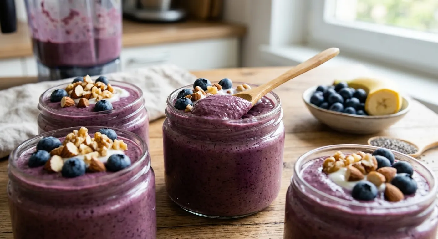 Blueberry & Banana Chia Pudding