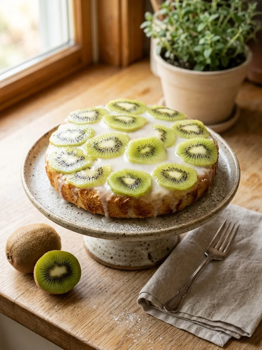 Kiwi Drizzle Cake