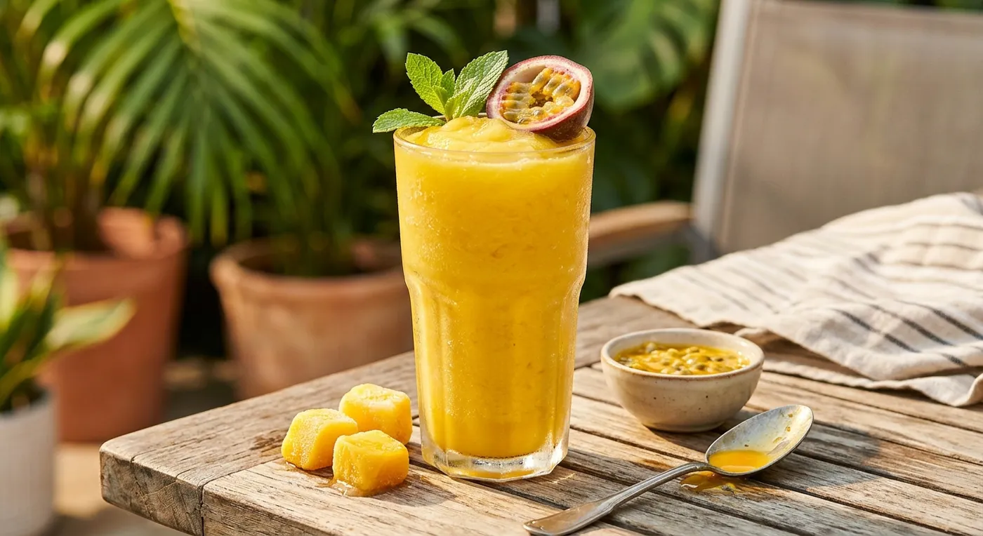 Mango & Passion Fruit Cooler